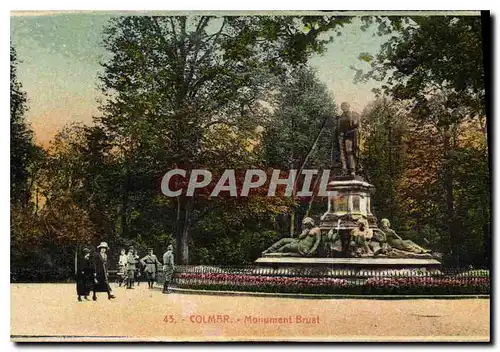 Ansichtskarte AK COLMAR Monument Brust