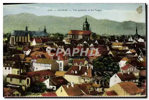 Ansichtskarte AK COLMAR Vue generale et les Vosges