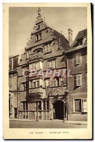 Cartes postales COLMAR MAISON DES TETES