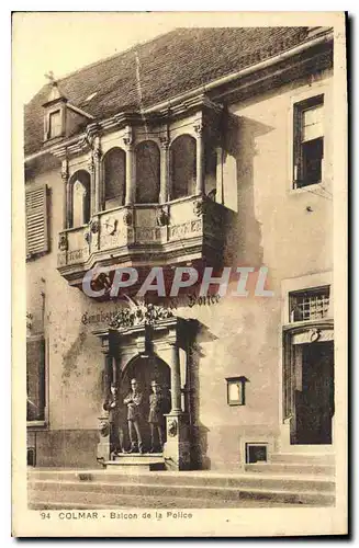 Ansichtskarte AK COLMAR Balcon de la police