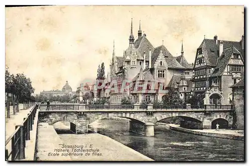 Cartes postales Strasbourg i.E. Ecole superieure de filles