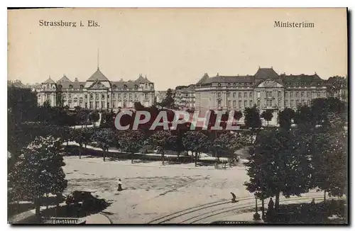 Ansichtskarte AK Strasbourg i.Els Ministerium