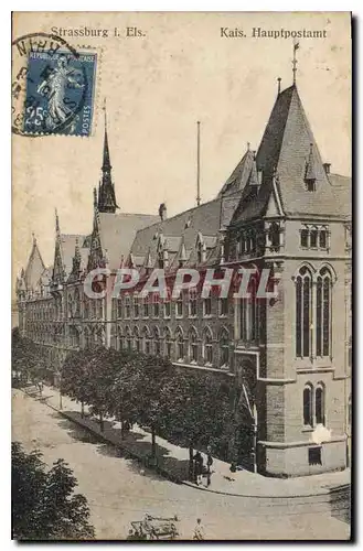 Cartes postales Strasbourg Kais Haupstpostamt