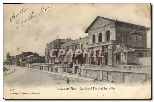 Cartes postales Palavas les Flots Le Grand Hotel et les Villas