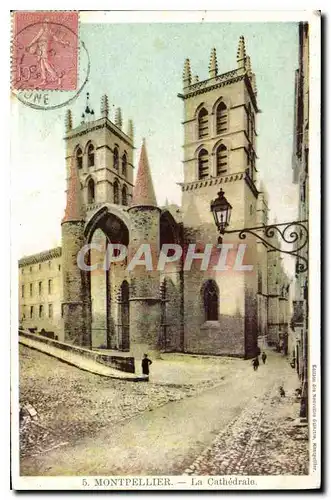 Cartes postales MONTPELLIER La Cathedrale