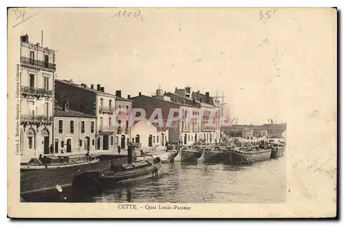 Cartes postales CETTE Quai Louis Pasteur