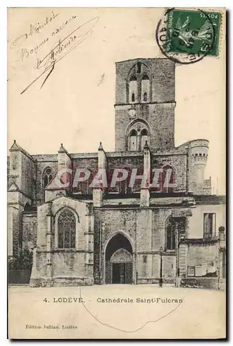 Cartes postales LODEVE Cathedrale Saint Fulcran