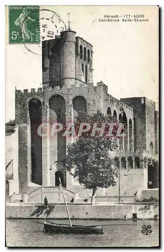 Cartes postales AGDE Cathedrale Saint Etienne