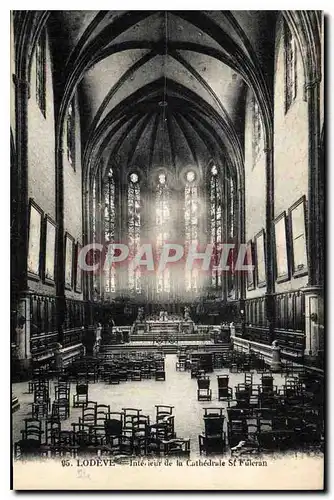 Cartes postales LODEVE Interieur du lu Cathedrale St Fuleran