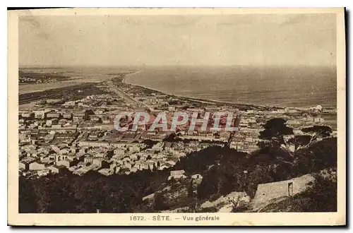 Cartes postales SETE Vue generale