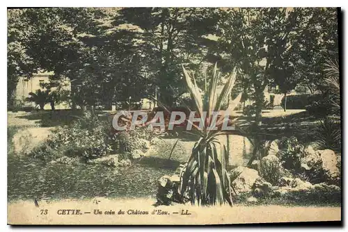 Cartes postales CETTE Un coin du Chateau d'Eau LL