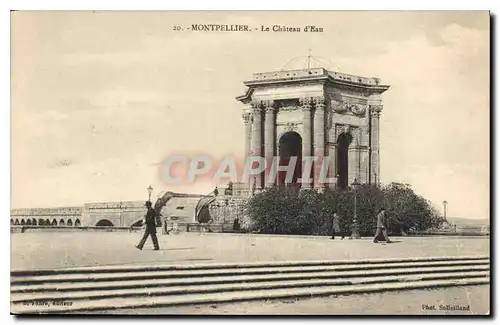 Cartes postales MONTPELLIER Le Chuteau d'Eau