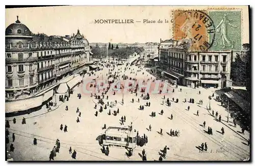 Cartes postales MONTPELLIER Place de la Comedie