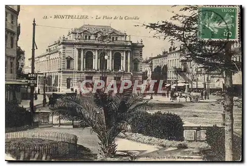 Cartes postales MONTPELLIER La Place de la Comedie