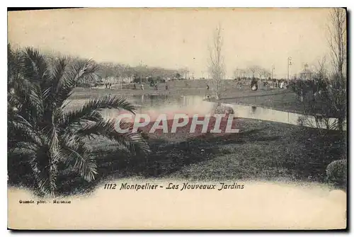 Ansichtskarte AK Montpellier Les Nouveaux jardins