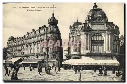 Cartes postales MONTPELLIER place de la Comedie Passage Lonjon