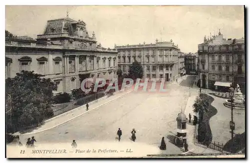 Cartes postales MONTPELLIER Place de la prefecture LL