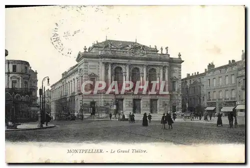 Ansichtskarte AK MONTPELLIER  Le Grand Theatre