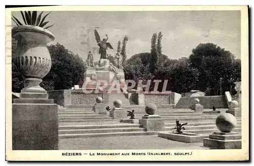 Ansichtskarte AK BEZIERS LE MONUMENT AUX MORTS