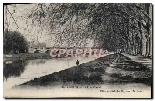 Ansichtskarte AK BEZIERS Le Pont Canal