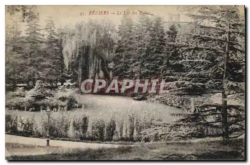 Cartes postales BEZIERS Le Lac des poetes