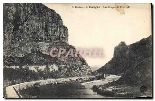 Ansichtskarte AK Environs de Ganges Les Gorges de I'Herault