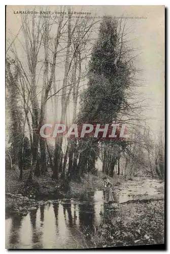 Cartes postales LAMALOU le HAUT Bords du Ruisseau