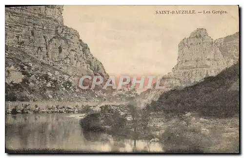 Cartes postales SAINT BAUZILE Les Gorges