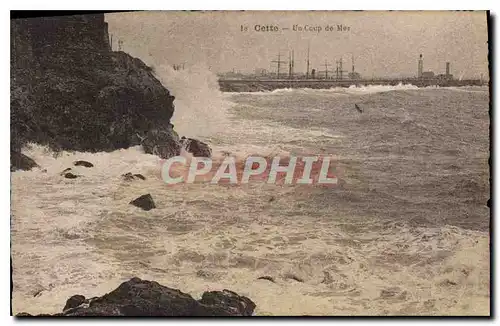 Cartes postales CETTE Un Coup de Mer