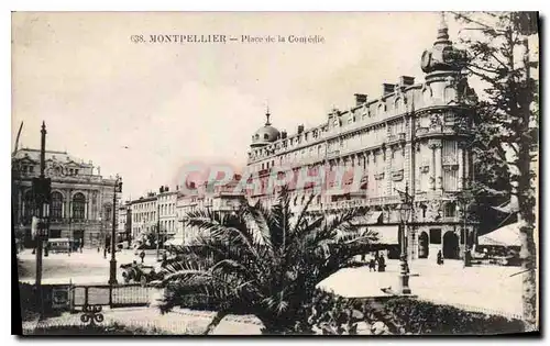 Cartes postales MONTPELLIER Place de la Comedie