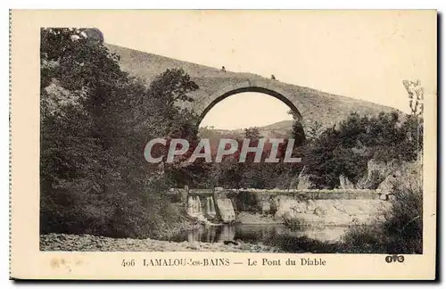 Ansichtskarte AK LAMALOU les BAINS Le pont du Diable