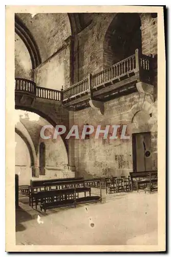 Ansichtskarte AK Maguelone Interieur de la cathedrale Vue sur les tribunes