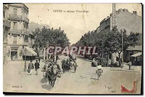 Cartes postales CETTE Avenue Victor Hugo