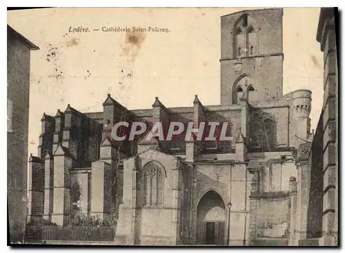 Ansichtskarte AK Lodeve Cathedrale Saint Fulcran