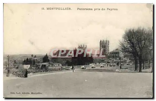 Ansichtskarte AK MONTPELLIER Panorama pris du peyrou