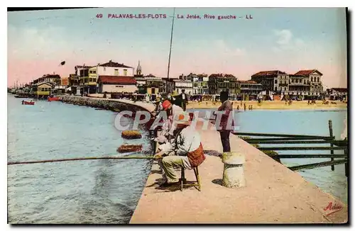 Cartes postales PALAVAS LES FLOTS La Jetee Rive gauche