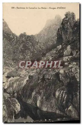 Ansichtskarte AK Environs de Lamalou les Bains Gorges d'HERIC
