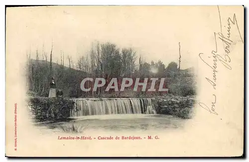 Cartes postales Lamalou le Haut Cascade de Bardejean