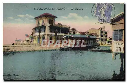 Cartes postales PALAVAS les FLOTS Le Casino