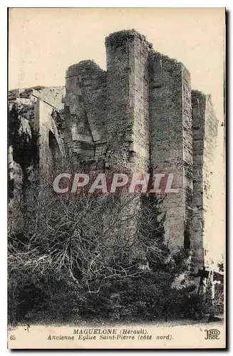 Cartes postales MAGUELONE Ancien Eglise Saint pierre