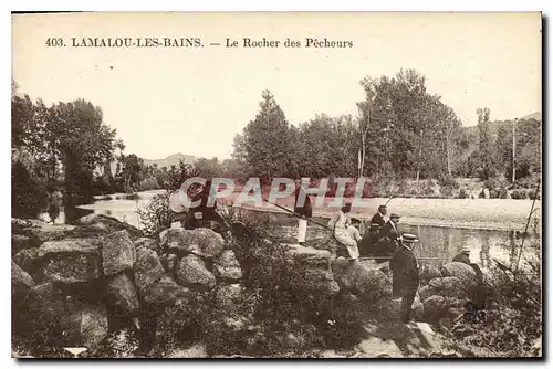 Cartes postales LAMALOU LES BAINS Le Rocher des Pecheurs