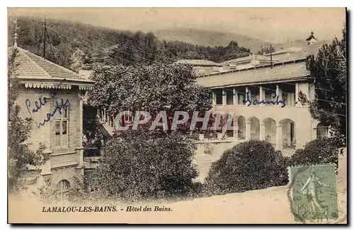 Cartes postales LAMALOU LES BAINS Hotel des Bains