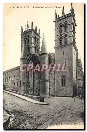 Ansichtskarte AK MONTPELLIER La cathedrale Saint Pierre