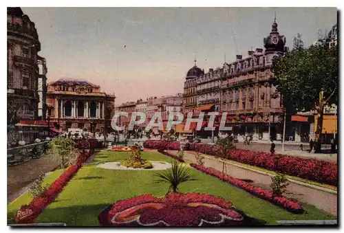 Cartes postales Montpellier Place de la Comedie