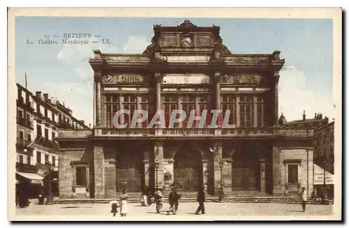 Cartes postales BEZIERS Theatre Municipal