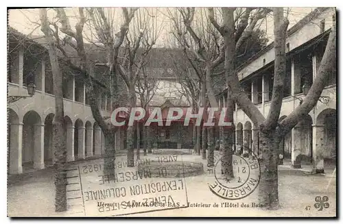 Cartes postales LAMALOU la BAS Interieur de l'Hotel des Bains