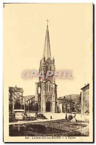 Cartes postales LAMALOU les BAINS L'Eglise