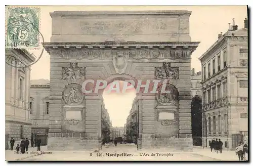 Cartes postales Montpellier L'Arc de Triomphe