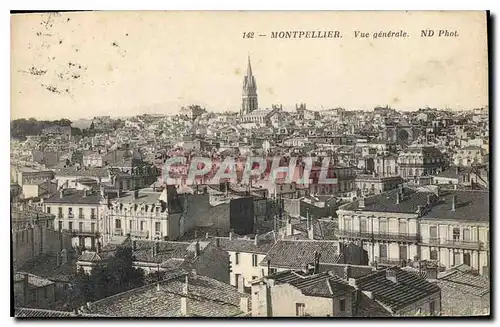 Cartes postales MONTPELLIER Vue generale