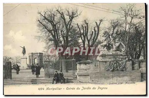 Cartes postales Montpellier Entree du Jardin du Peyrou